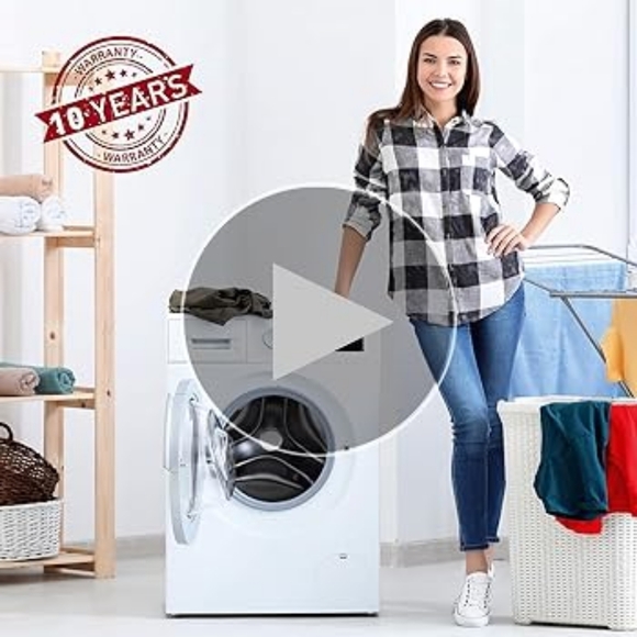 Universal Washing Machine Drain Hose - 6 Ft Drain Hose - Corrugated and Flexible - Picture 2 of 3